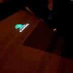 SKODA  KAROQ LOGO PROJECTOT LIGHTS Nr.79  (quantity  1 =  2 Logo Film /  2 door lights)