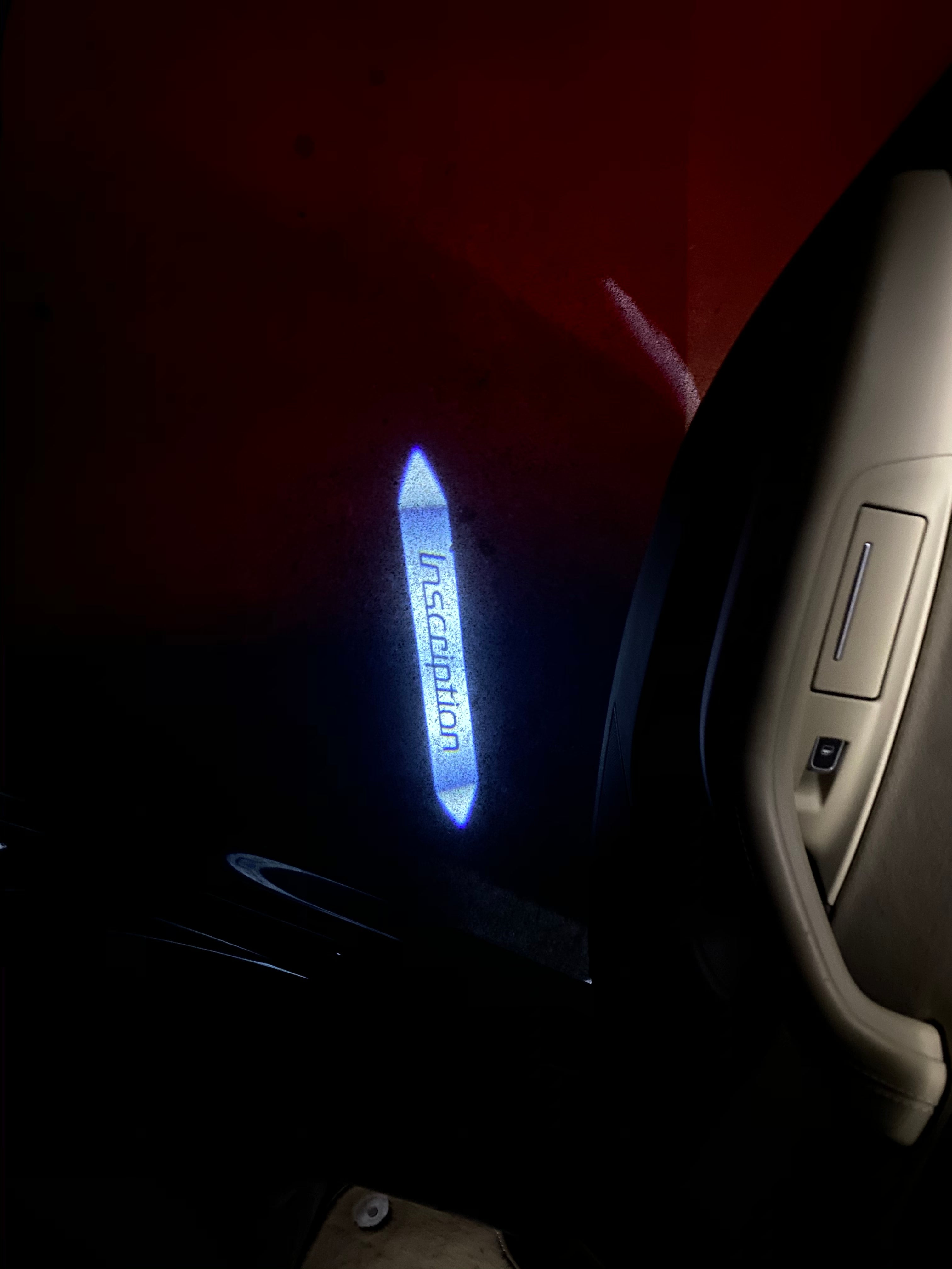 Volvo INSCRIPTION LOGO PROJECROTR LIGHTS Nr.79 (quantity  1 =  2 Logo Film /  2 door lights)