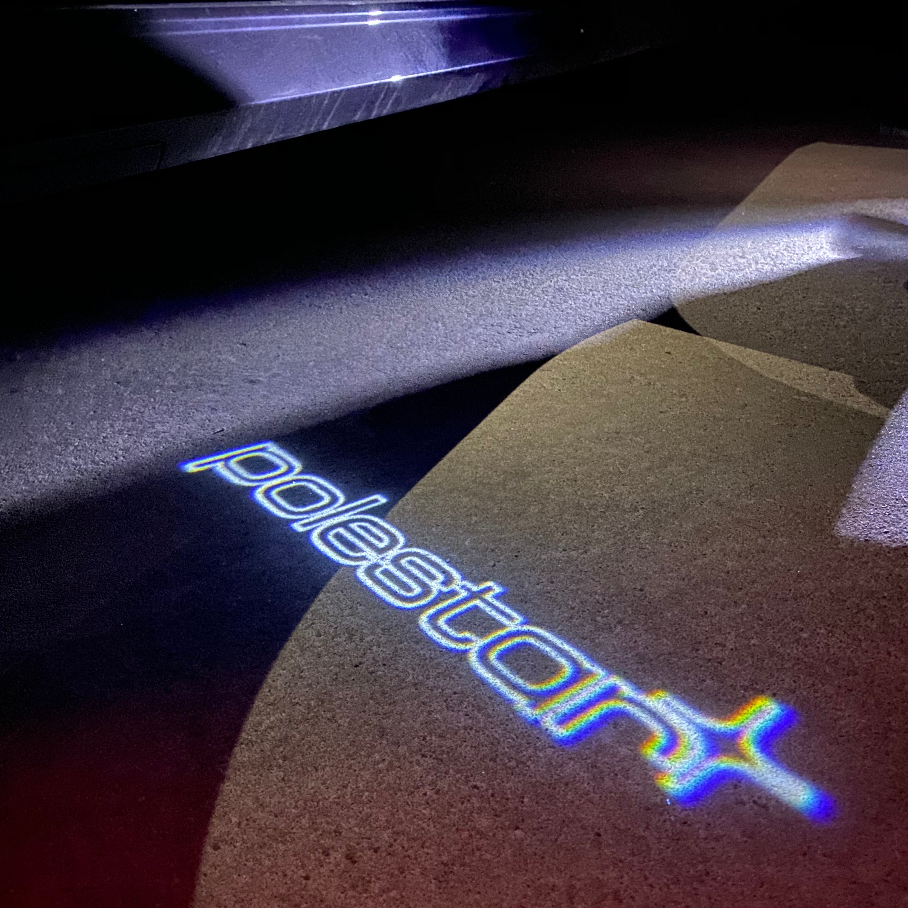 POLESTAR LOGO PROJECROTR LIGHTS Nr.136 (quantity  1 =  2 Logo Film /  2 door lights)