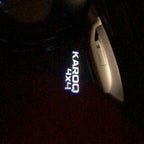 SKODA LOGO PROJECTOT LIGHTS Nr.96 (Menge 1 = 2 Logo Film / 2 Türleuchten)