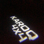 SKODA LOGO PROJECTOT LIGHTS Nr.96 (Menge 1 = 2 Logo Film / 2 Türleuchten)