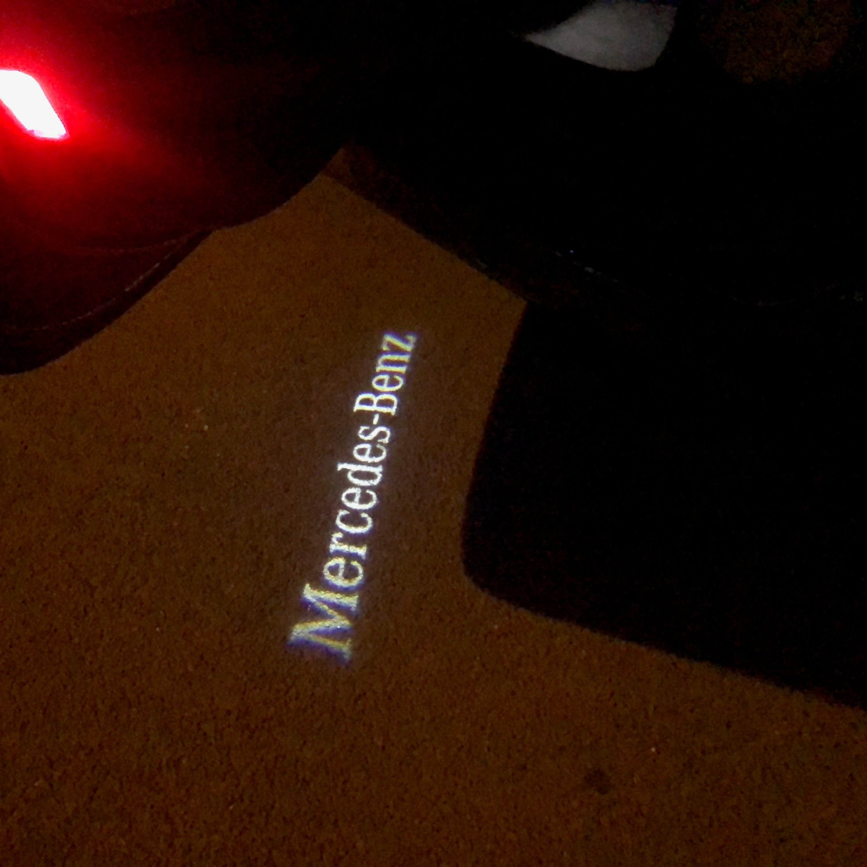 MERCEDES BENZ Original LOGO PROJECTOT LIGHTS Nr.07 (quantity 1 = 1 sets/2 door lights)