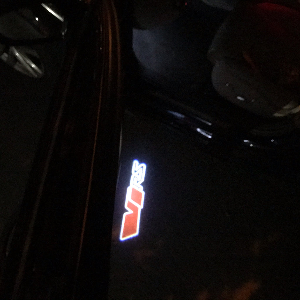 SKODA VRS LOGO PROJECTOT LIGHTS Nr.34 (quantité 1 = 2 Logo Film / 2 feux de porte)