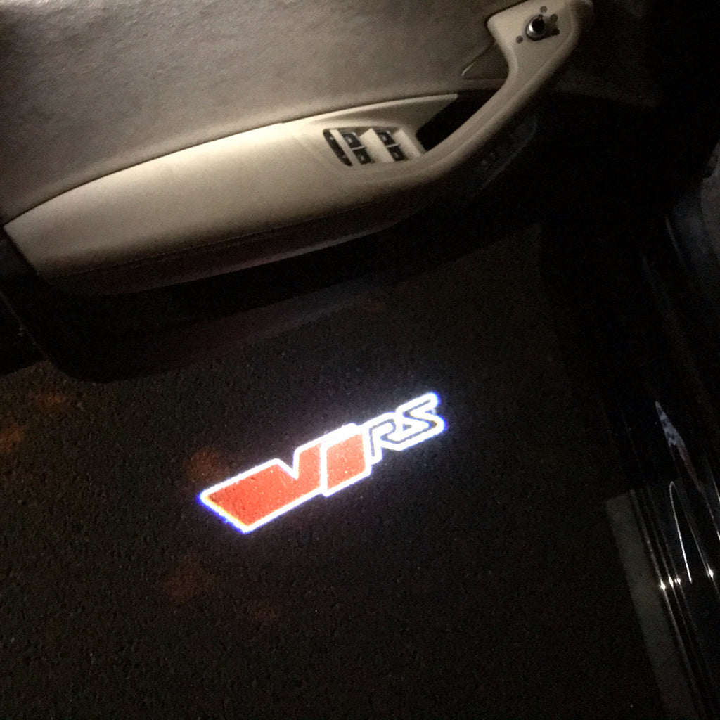 SKODA VRS LOGO PROJECTOT LIGHTS Nr.34 (quantité 1 = 2 Logo Film / 2 feux de porte)