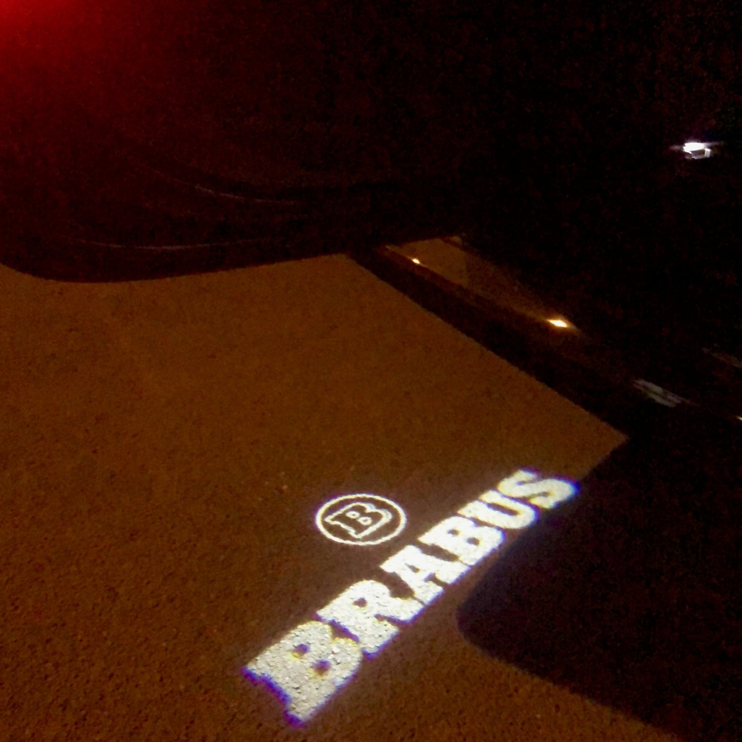 MERCEDES BENZ BRABUS LOGO PROJECTOT LIGHTS Nr.24 (quantity 1 = 1 sets/2 door lights)
