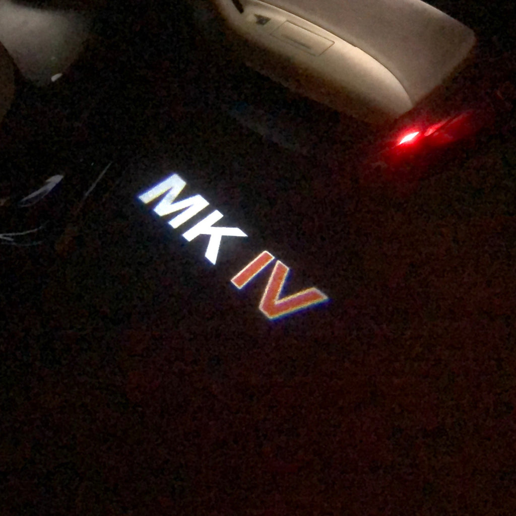 Volkswagen Door lights MK4  Logo  Nr. 89  (quantity 1 = 2 Logo Films /2 door lights）