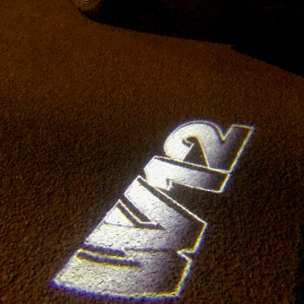 Volkswagen Türleuchten W12 Logo Nr. 99 (Menge 1 = 2 Logofolien /2 Türleuchten)