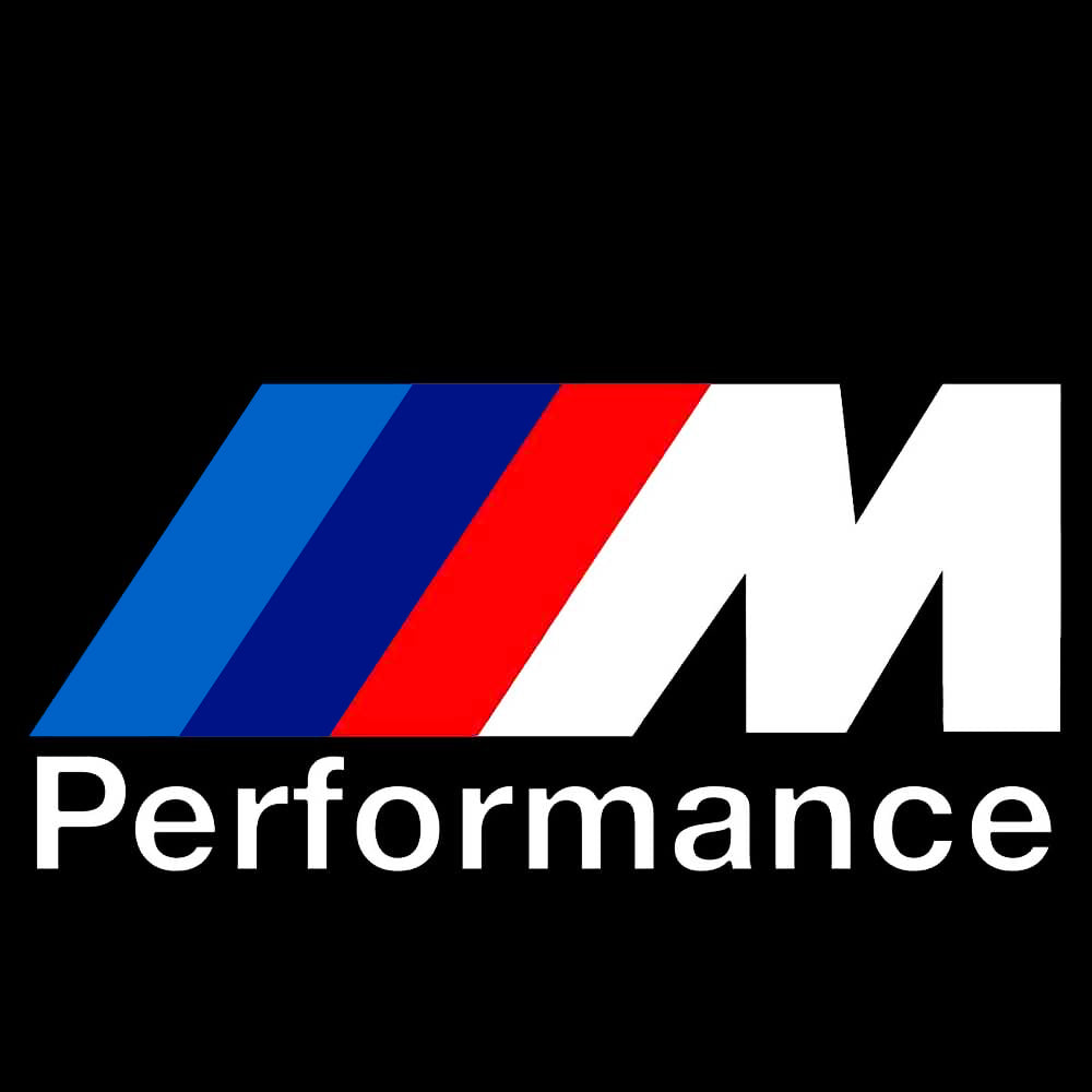 BMW M PERFORMANCE  LOGO PROJECTOT LIGHTS Nr.10 (quantity 1 = 1 sets/2 door lights)