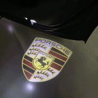 PORSCHE Original  LOGO PROJECTOT LIGHTS Nr.8003 (quantity  1 =  2 Logo Film /  2 door lights)