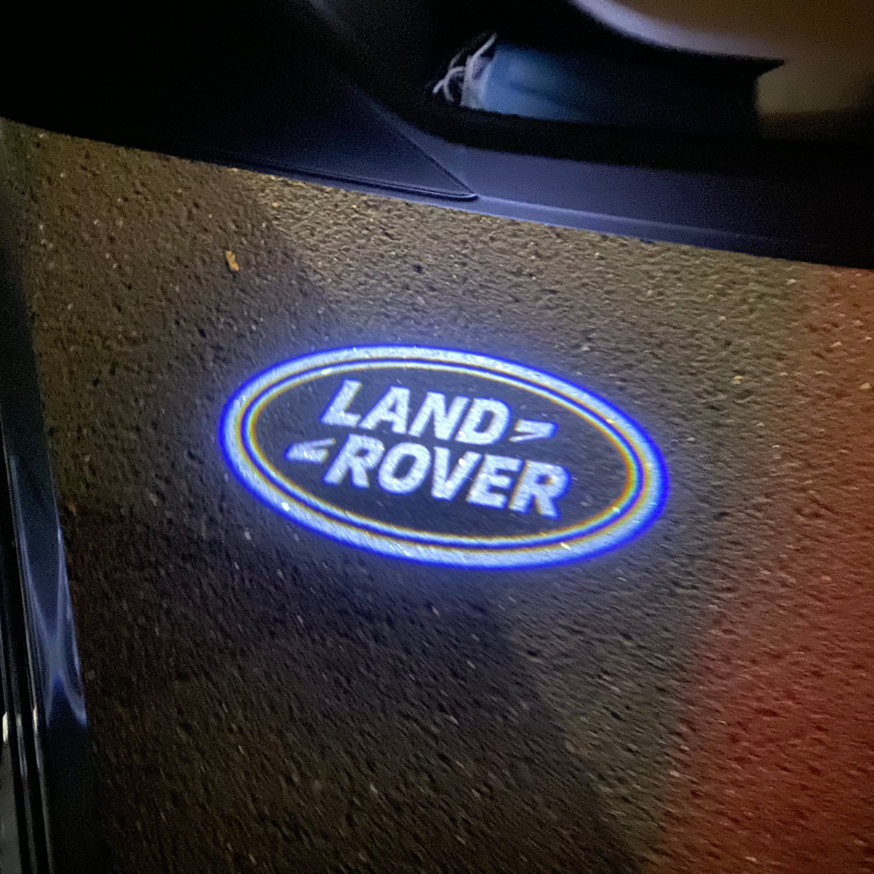 Land Rover  ORIGINAL  LOGO PROJECROTR LIGHTS Nr.1126 (quantity 1 = 1 sets/2 door lights)