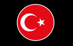 Logotipo de la Bandera Nacional de Turquía (cantidad 1 = 1 set/2 logo film/Can replace of lights other logos)
